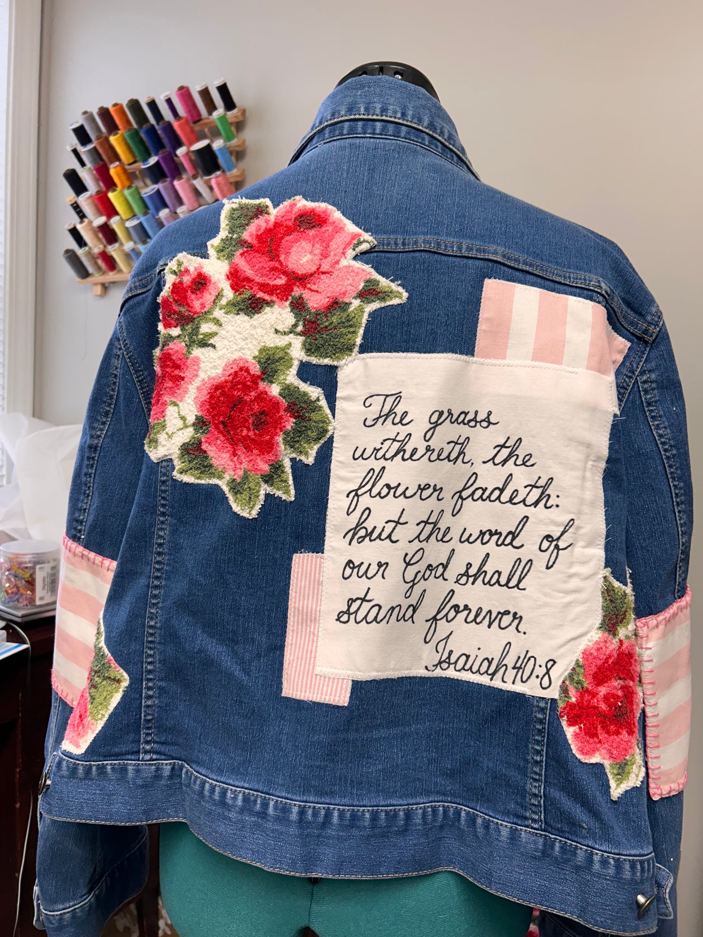 Isaiah 40:8 Rose Jacket