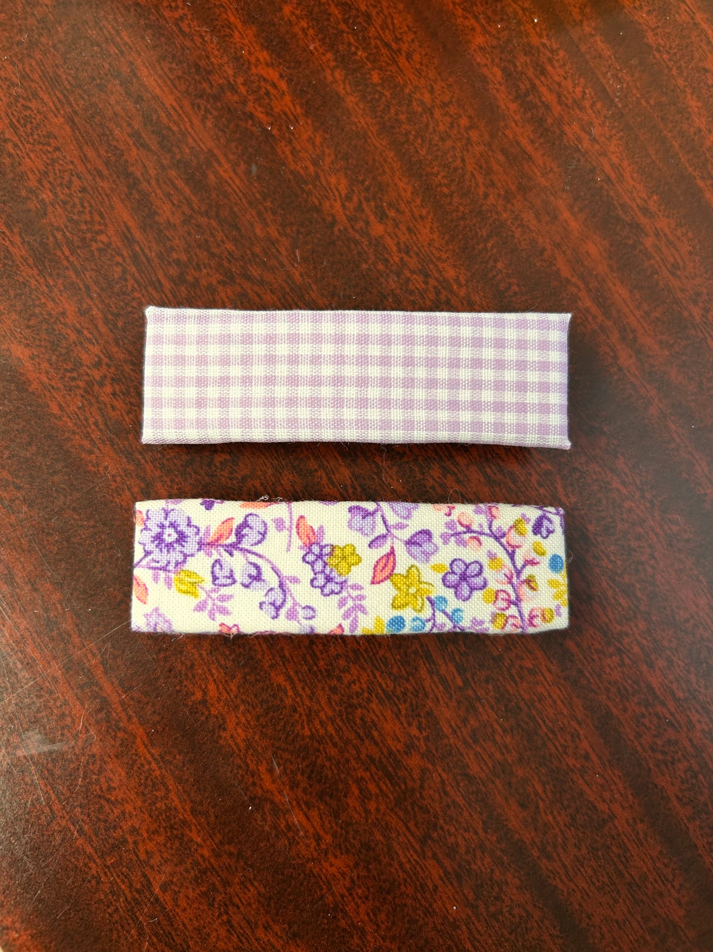 Fabric French Barrette Sets